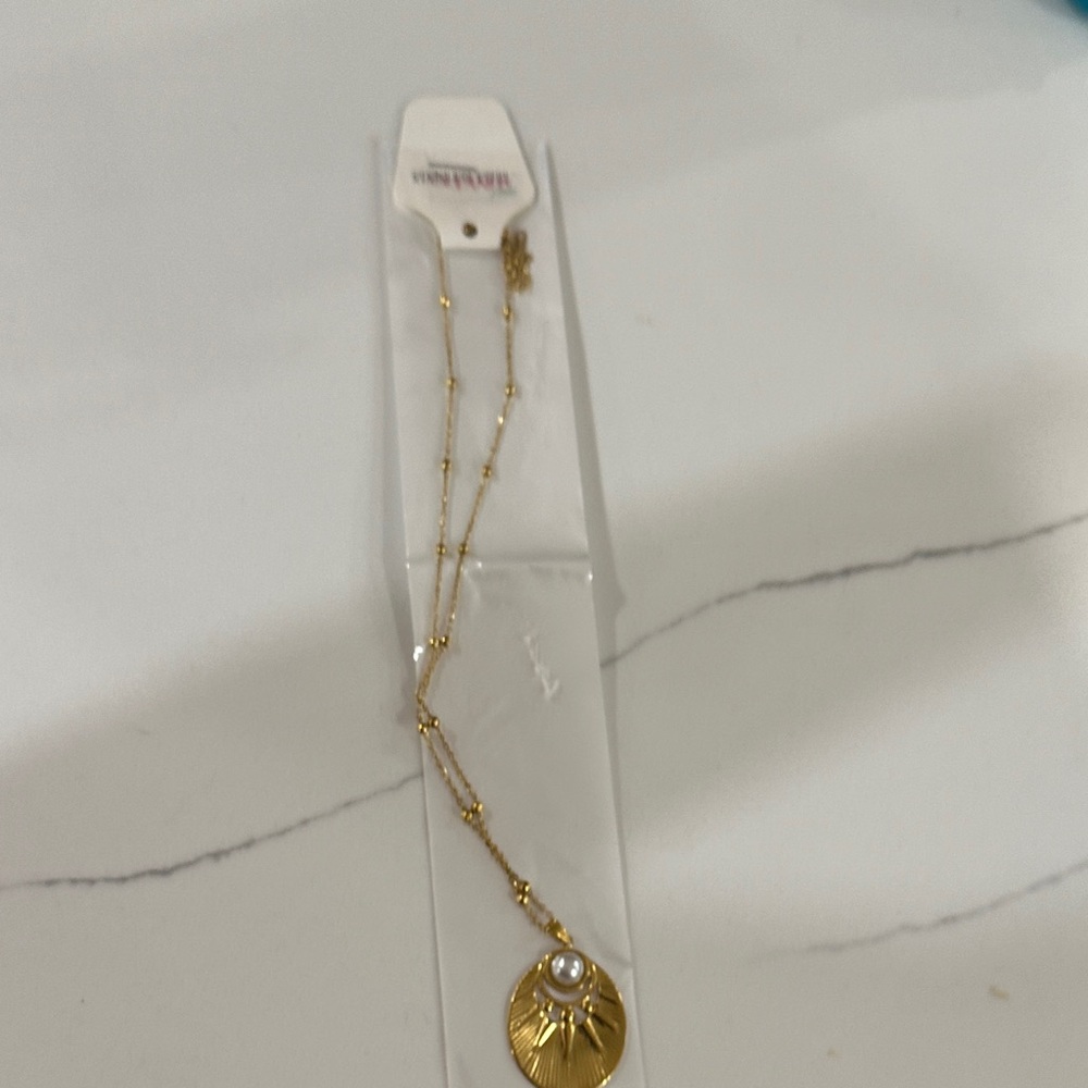 Oceanus Swimwear Pendant Necklace with Pearl Accent - Picture 6 of 6